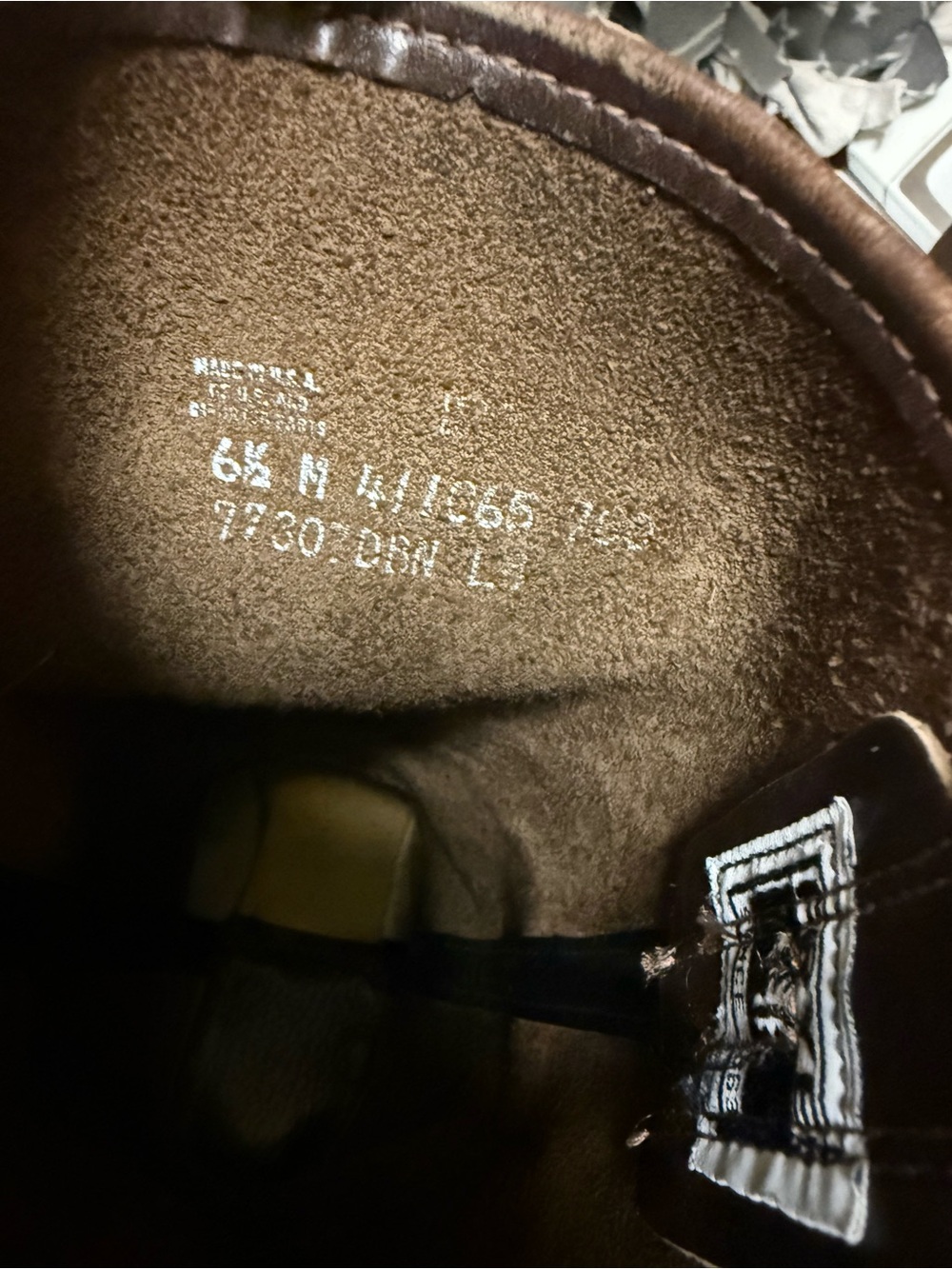 FRYE Harness Brown Leather Boots 6.5 - Picture 10 of 10